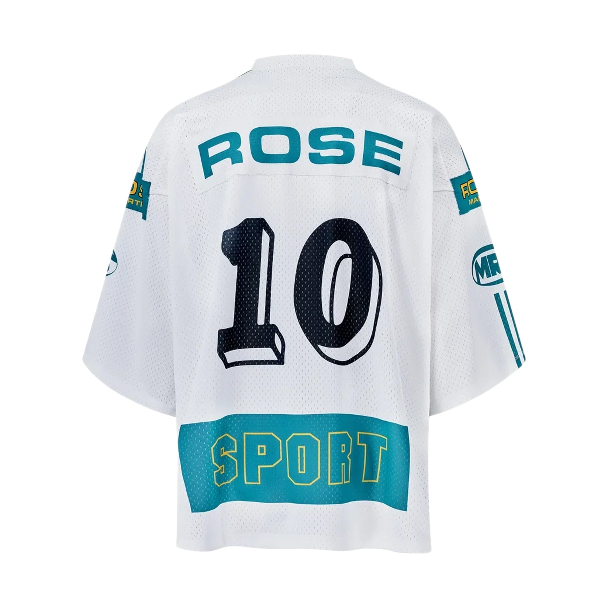 Martine Rose Oversized Football Top White