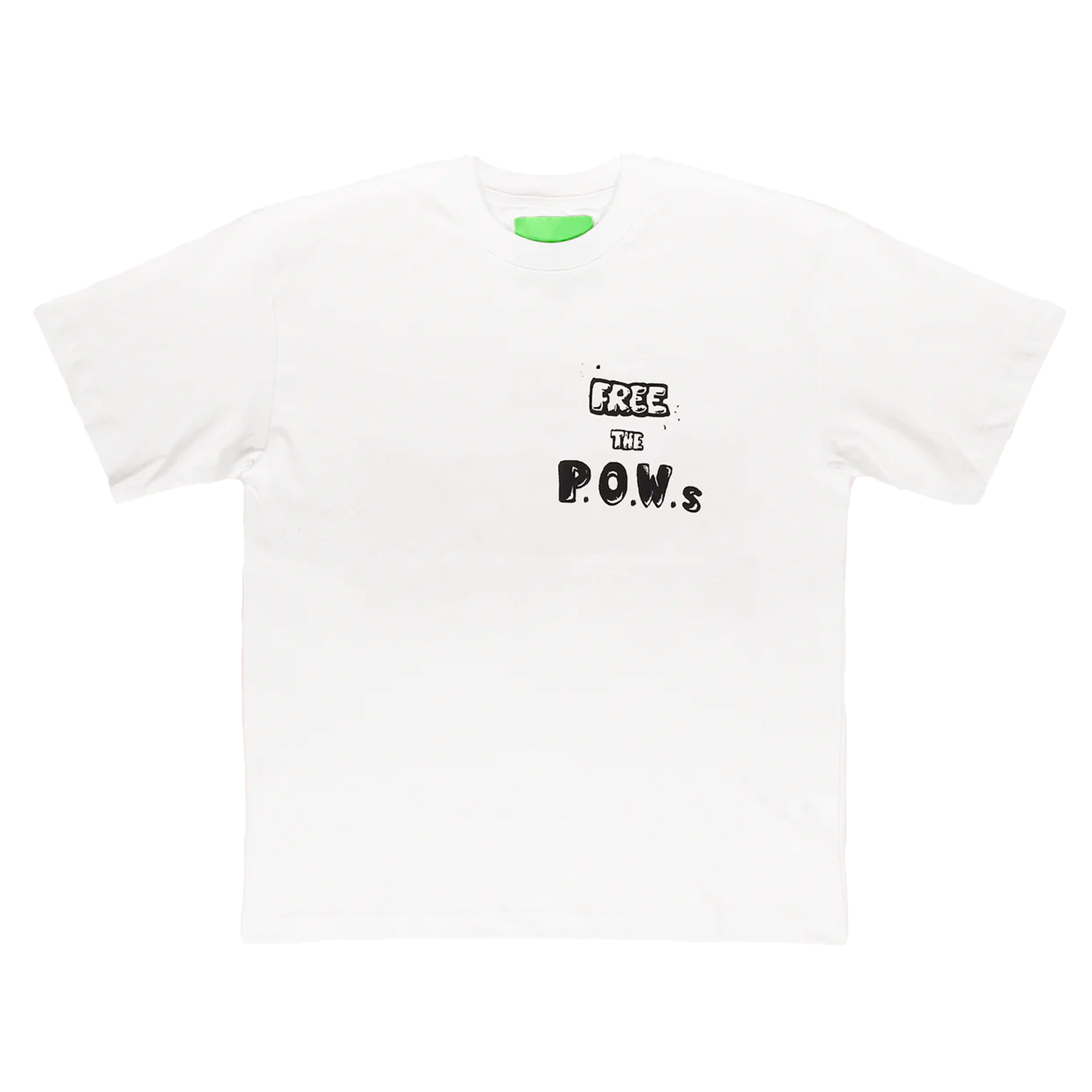 Mister Green P.O.W. Tee White
