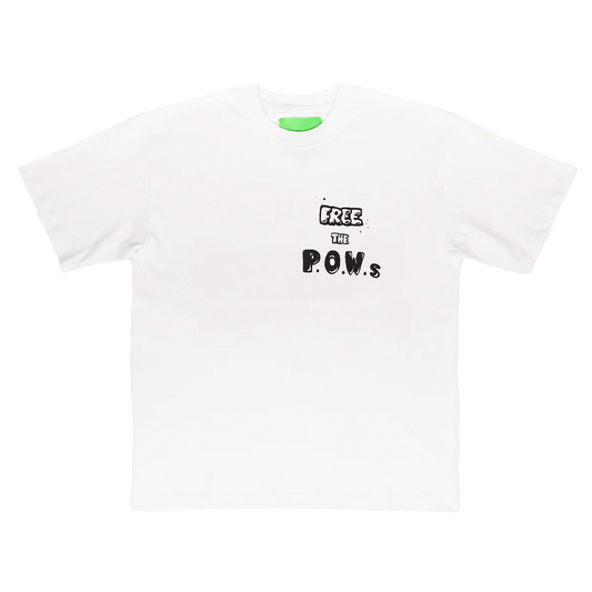 Mister Green P.O.W. Tee White