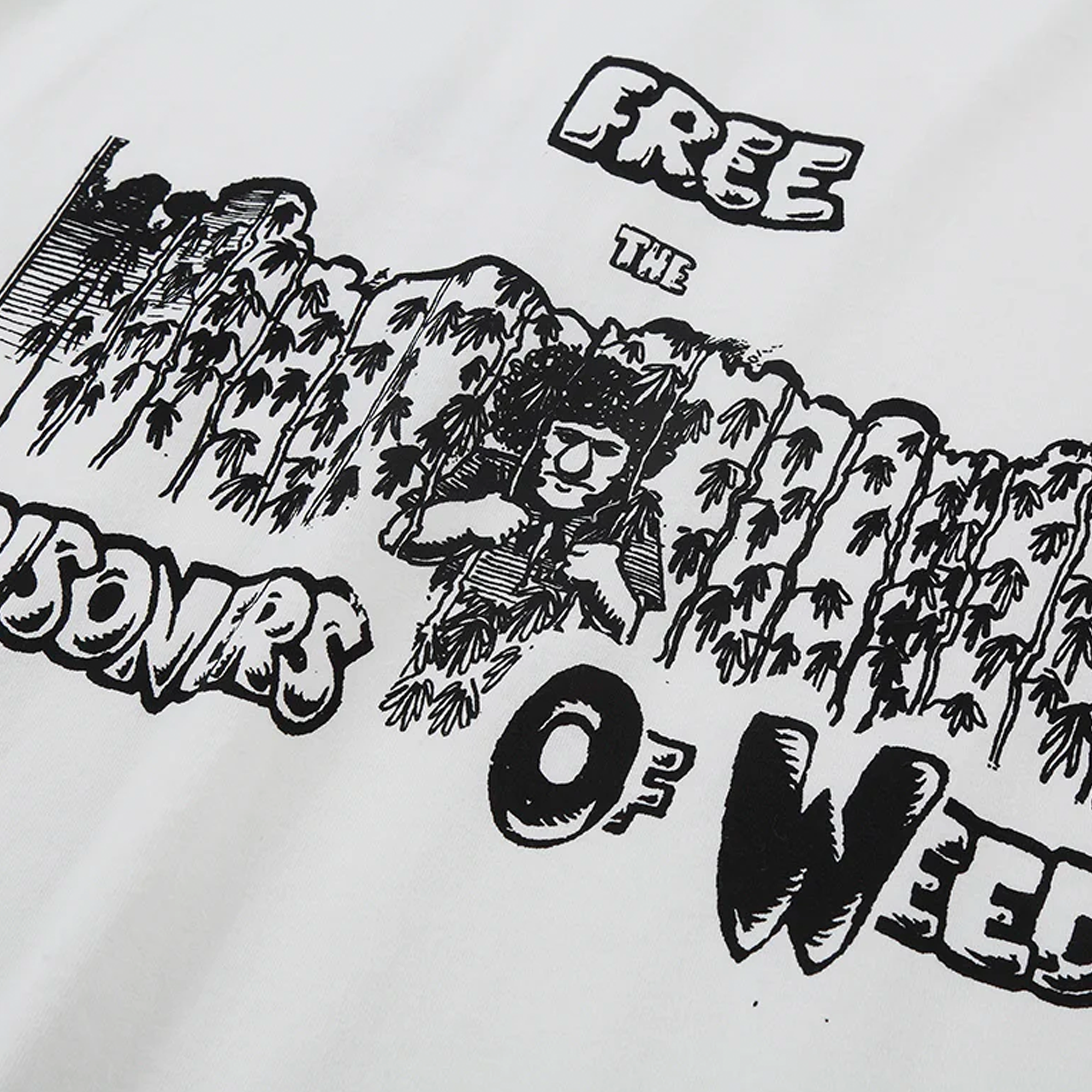 Mister Green P.O.W. Tee White