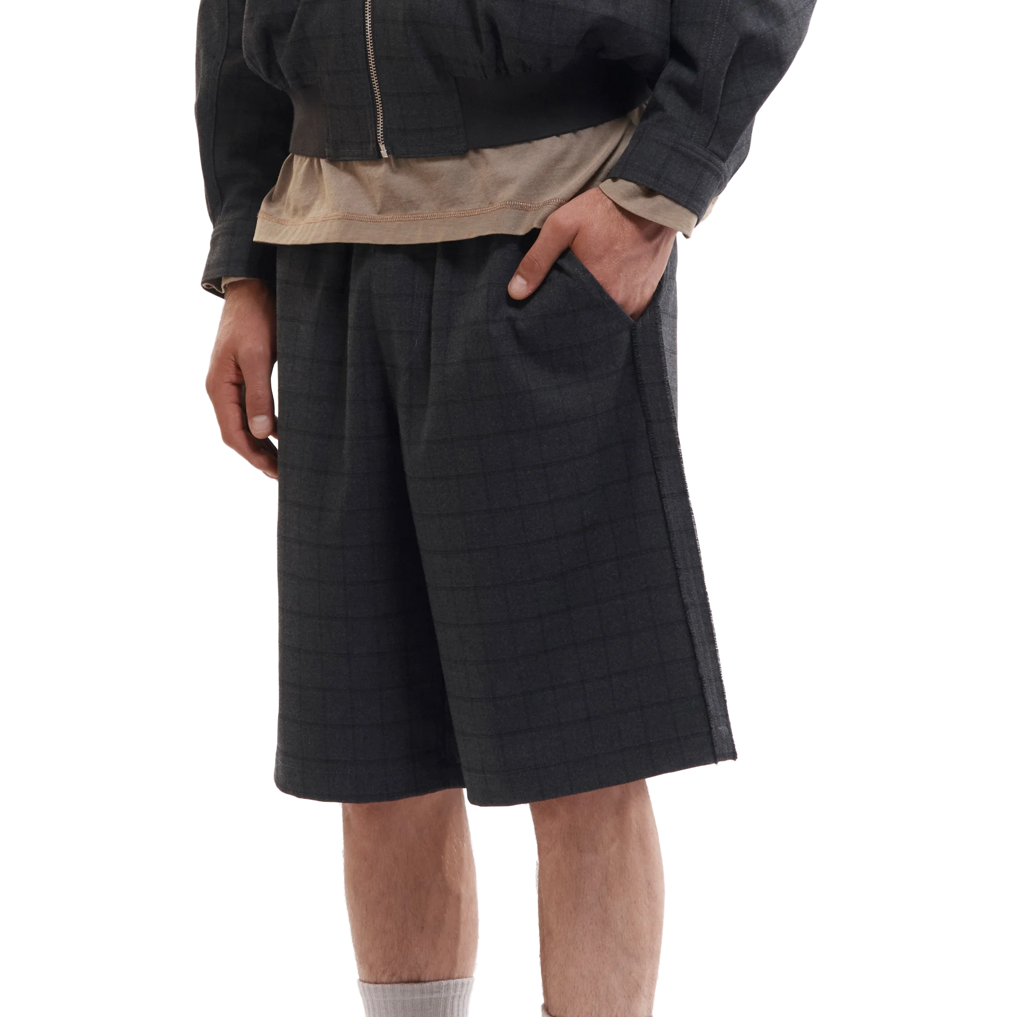 Perks And Mini Two Mil A Russell Shorts Grey