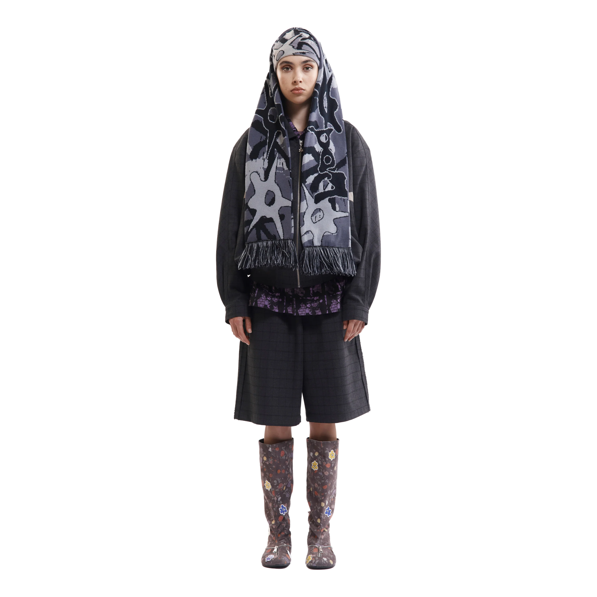 Perks And Mini Two Mil A Russell Shorts Grey