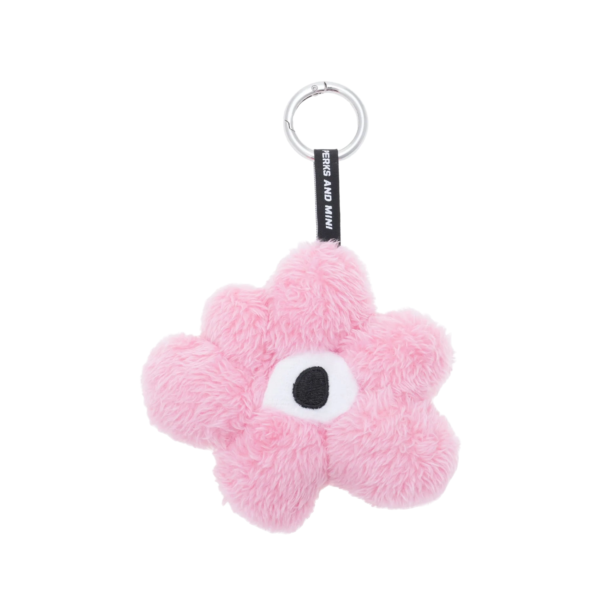 Perks And Mini Two Mil Fluffy Keyring Pink