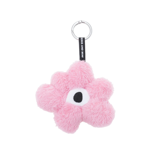 Perks And Mini Two Mil Fluffy Keyring Pink