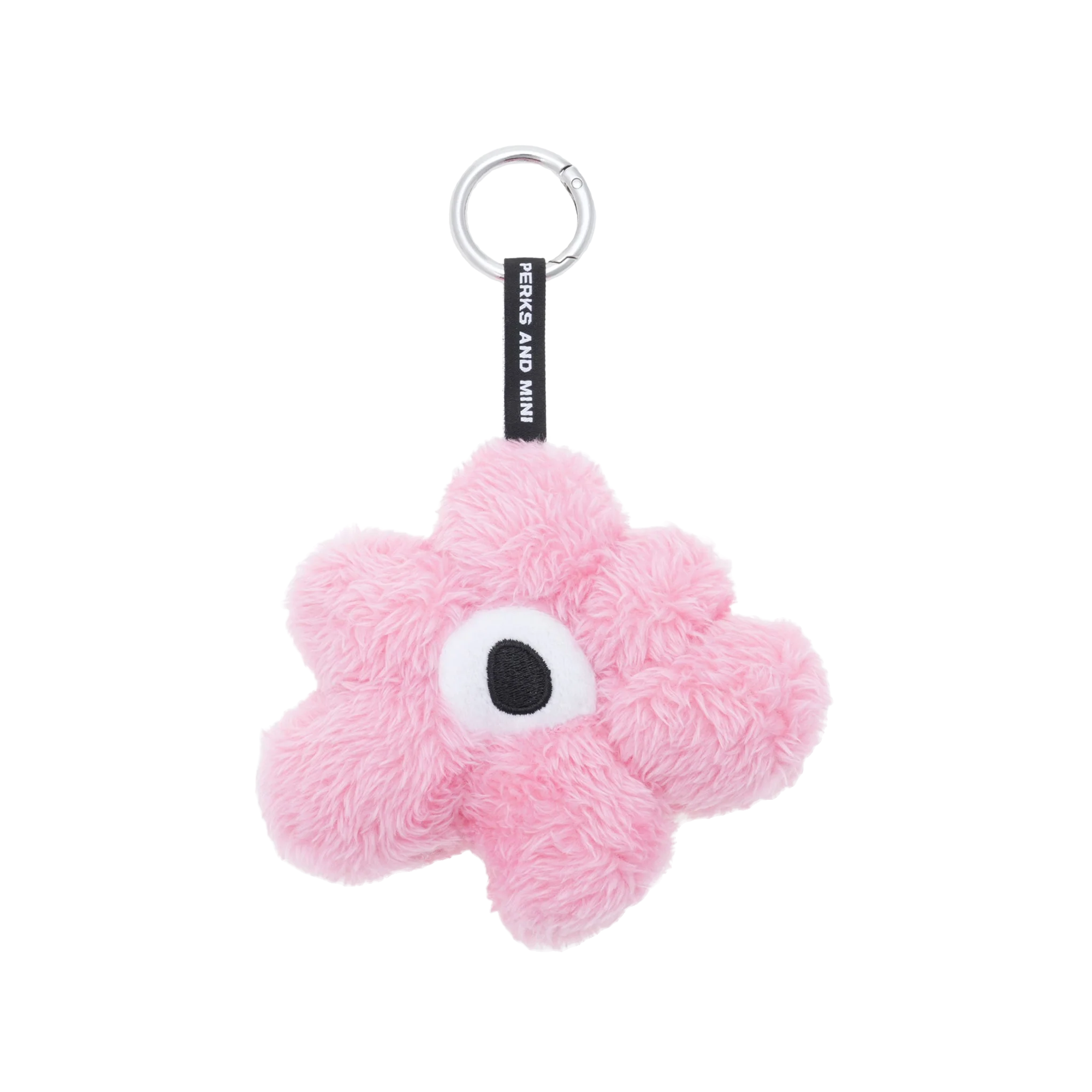 Perks And Mini Two Mil Fluffy Keyring Pink