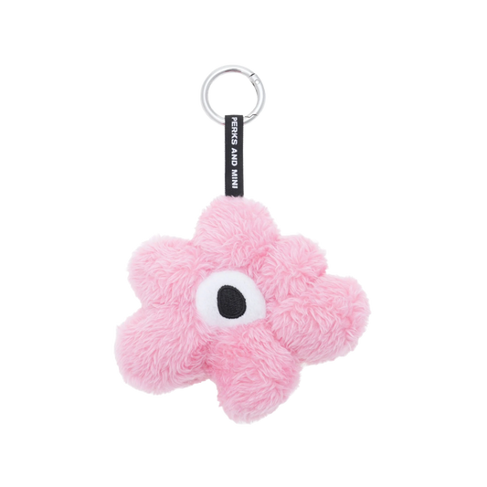 Perks And Mini Two Mil Fluffy Keyring Pink