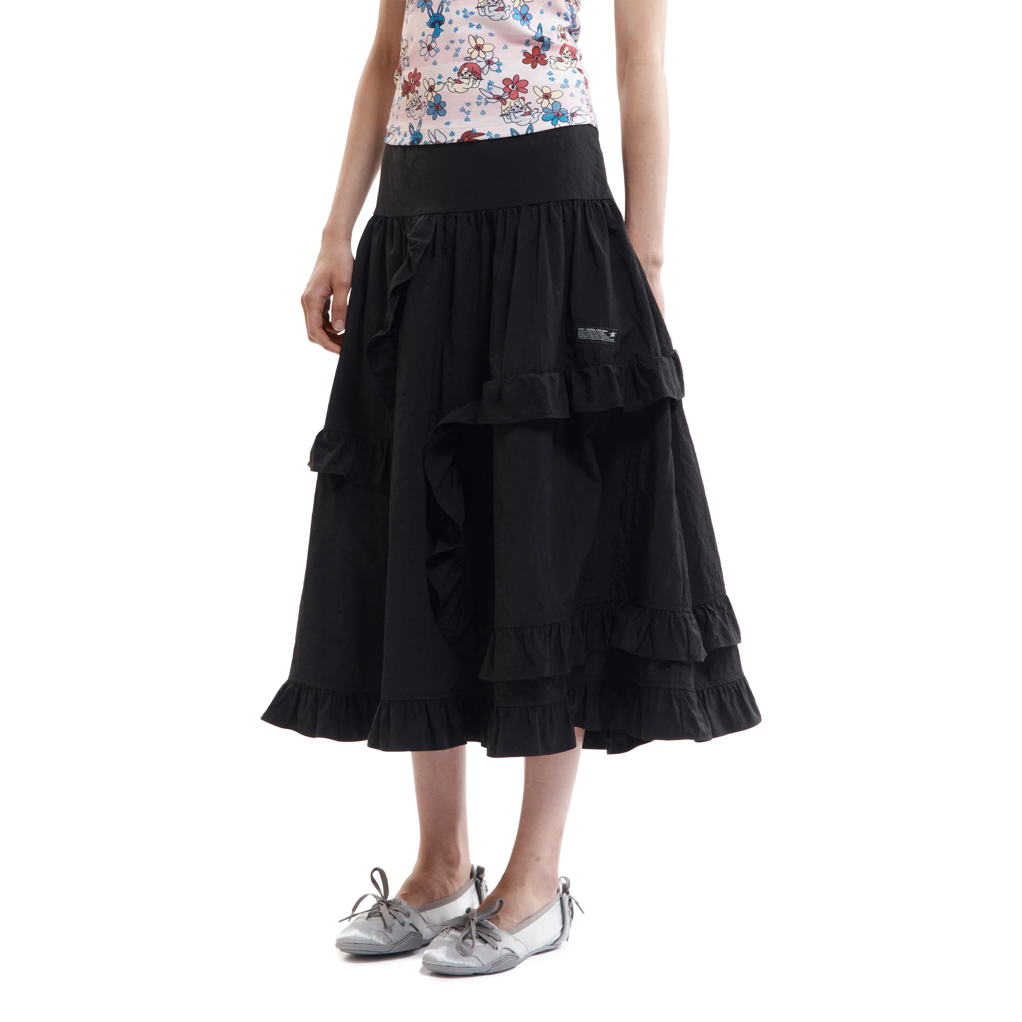 Perks And Mini Women's Two Mil Pathways Skirt Black