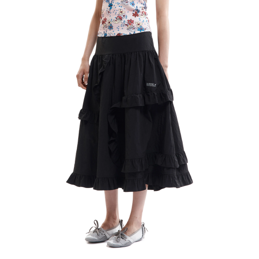 Perks And Mini Women's Two Mil Pathways Skirt Black