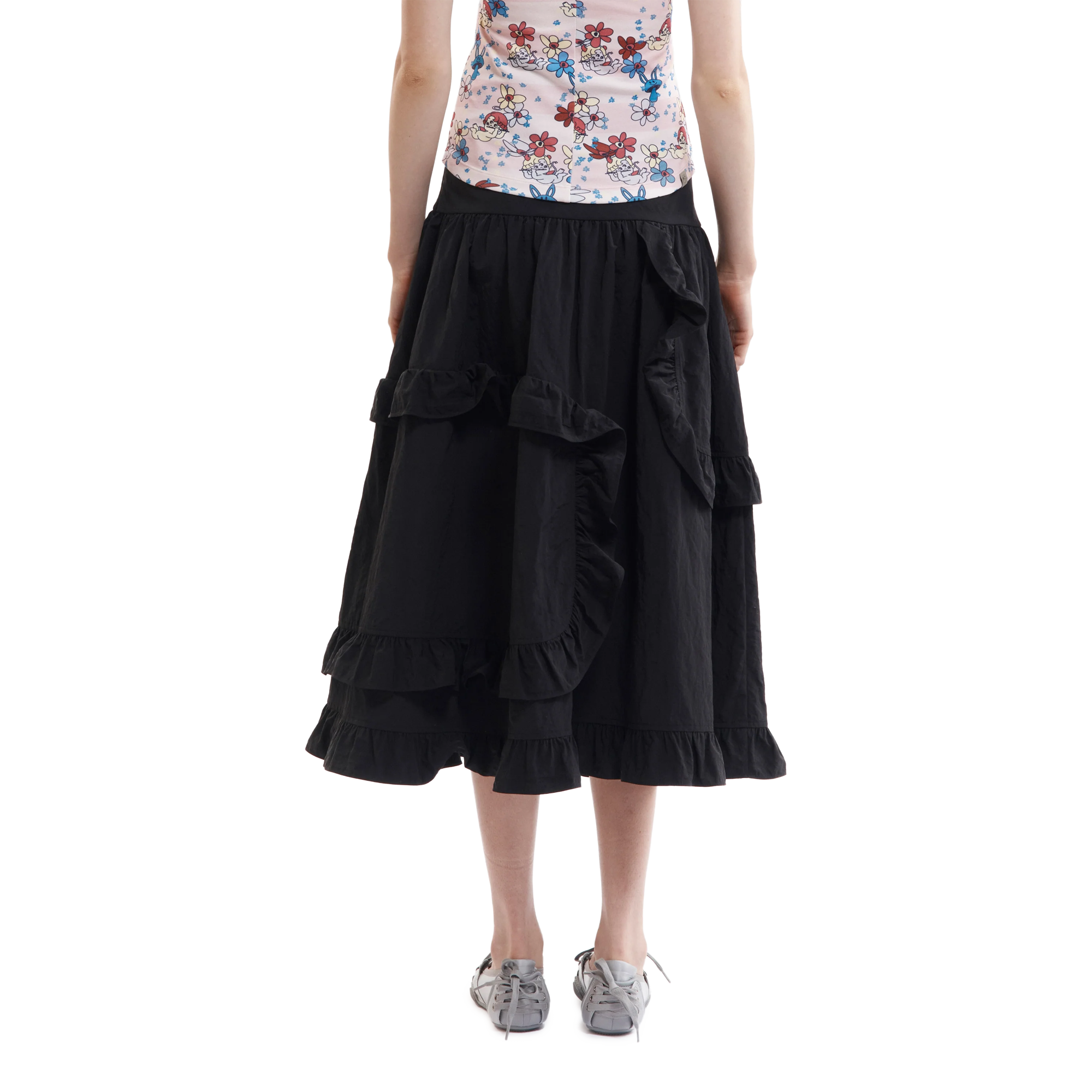 Perks And Mini Women's Two Mil Pathways Skirt Black