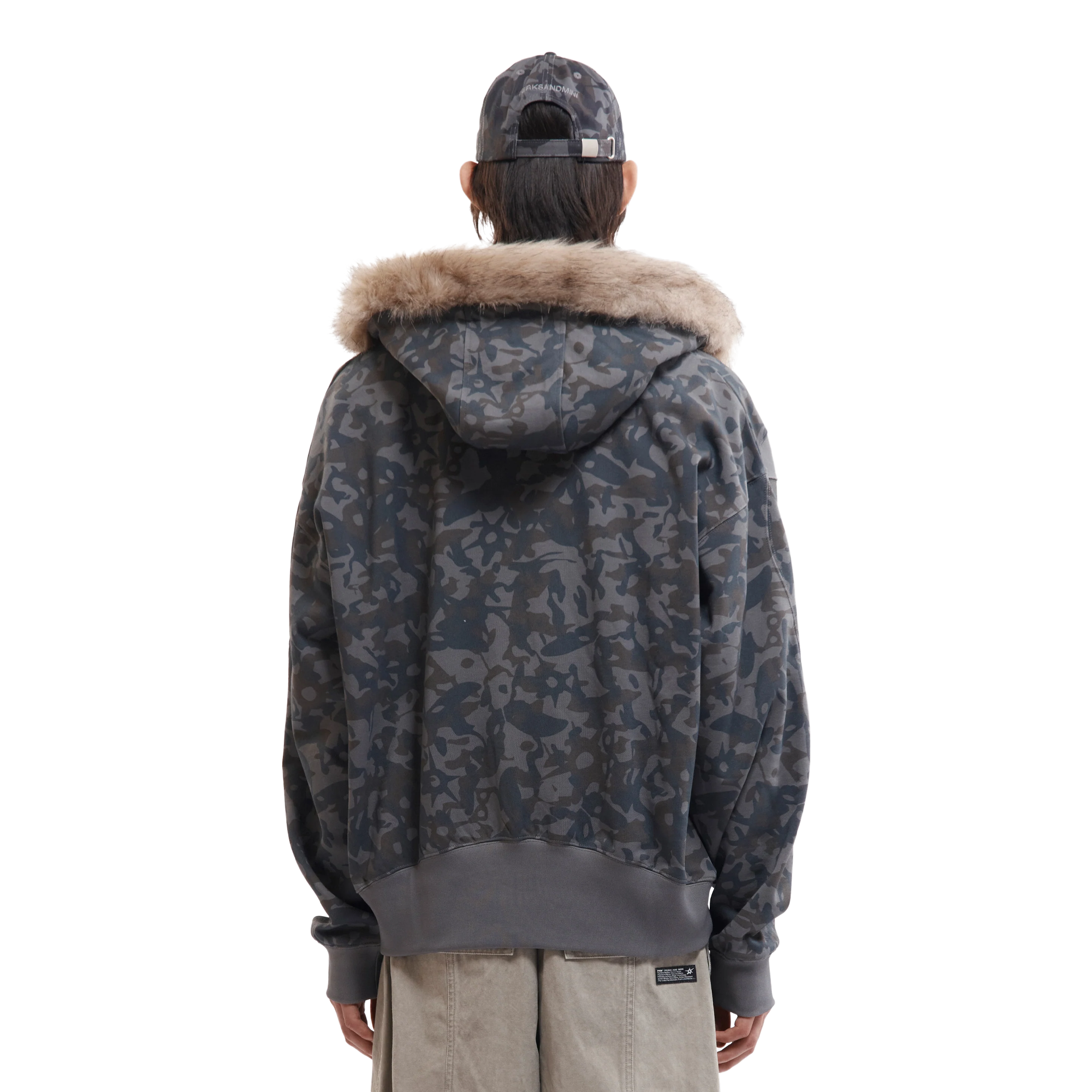 Perks And Mini ABC Fur Trim Hooded Zip Thru Sweat