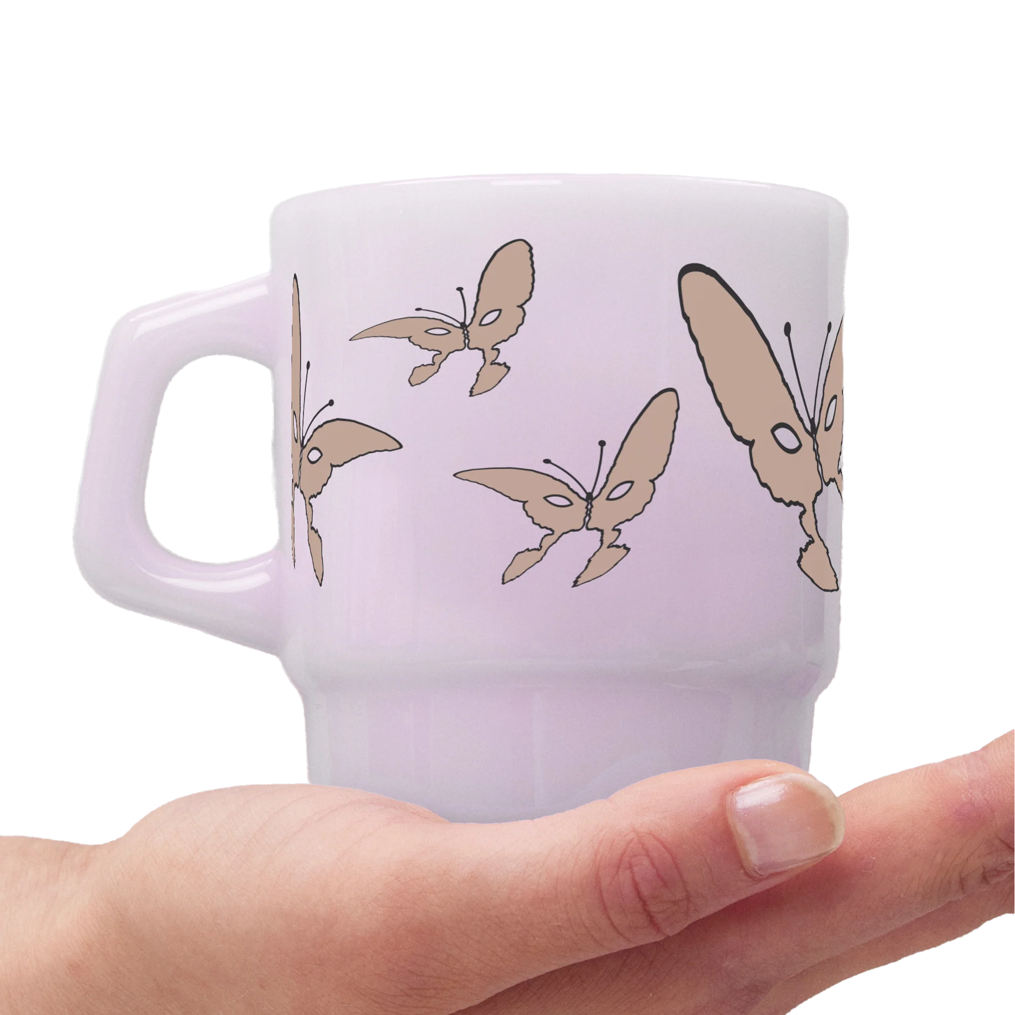 Perks And Mini Alien Butterfly Mug Pink