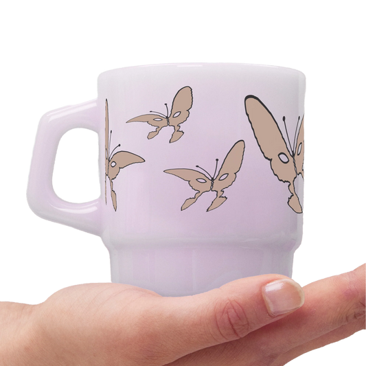 Perks And Mini Alien Butterfly Mug Pink
