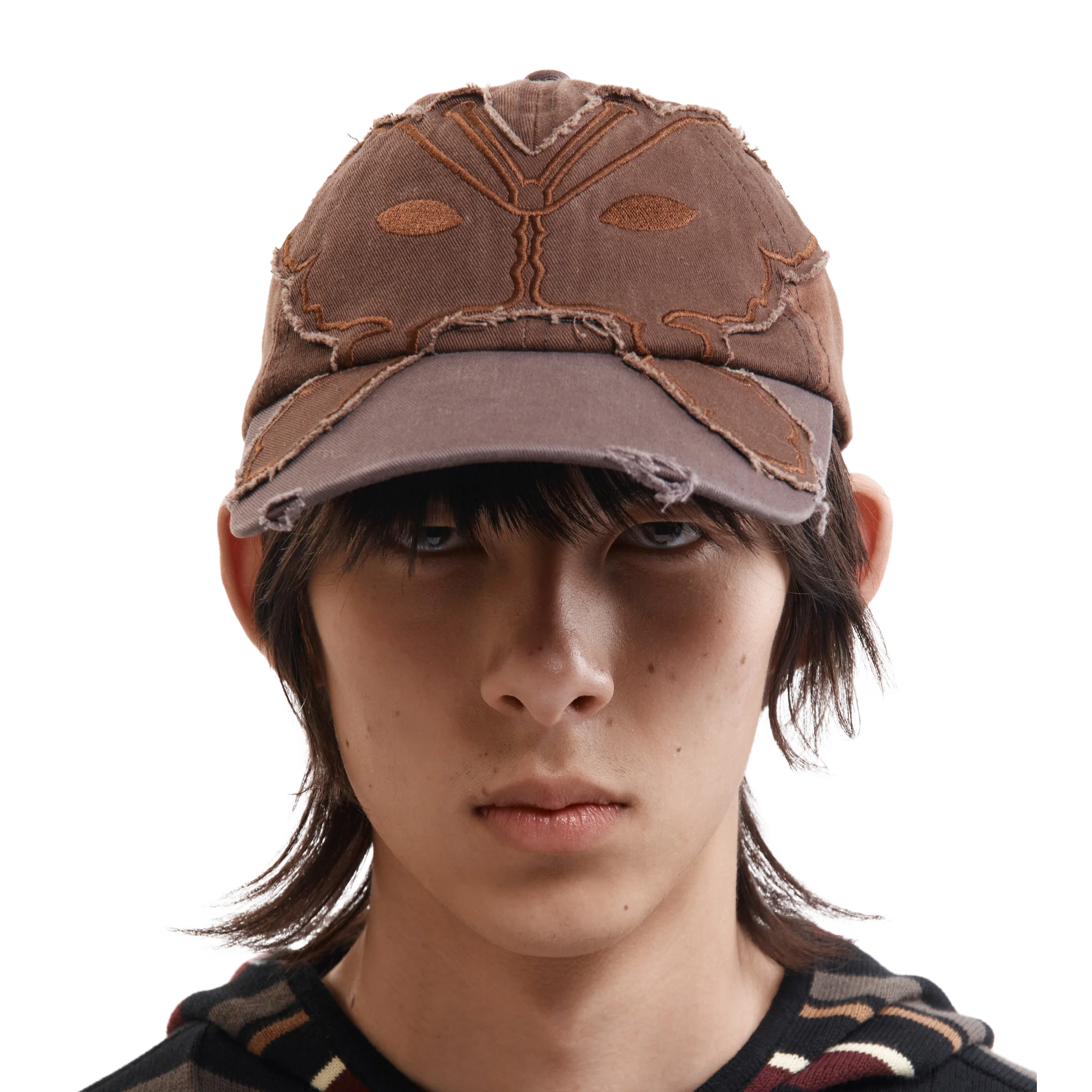 Perks And Mini Alien Butterfly Tonal Baseball Cap Brown