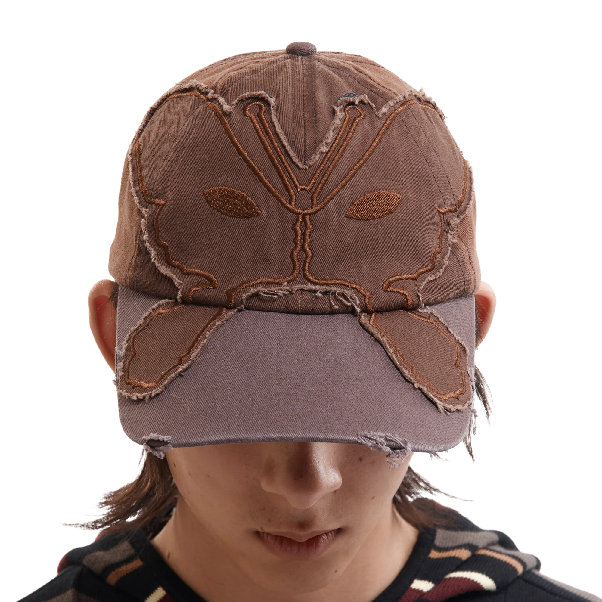 Perks And Mini Alien Butterfly Tonal Baseball Cap Brown