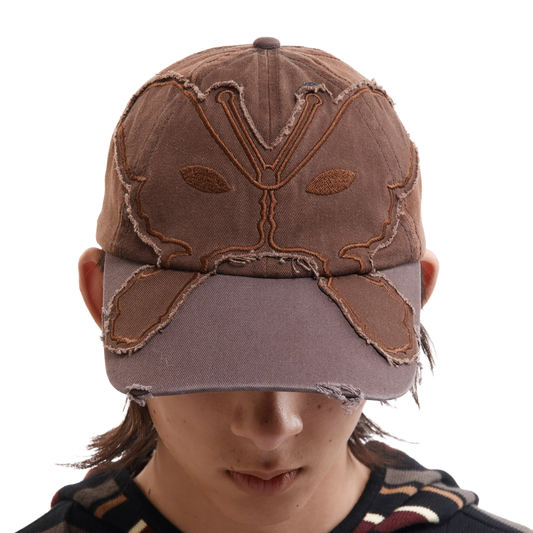 Perks And Mini Alien Butterfly Tonal Baseball Cap Brown