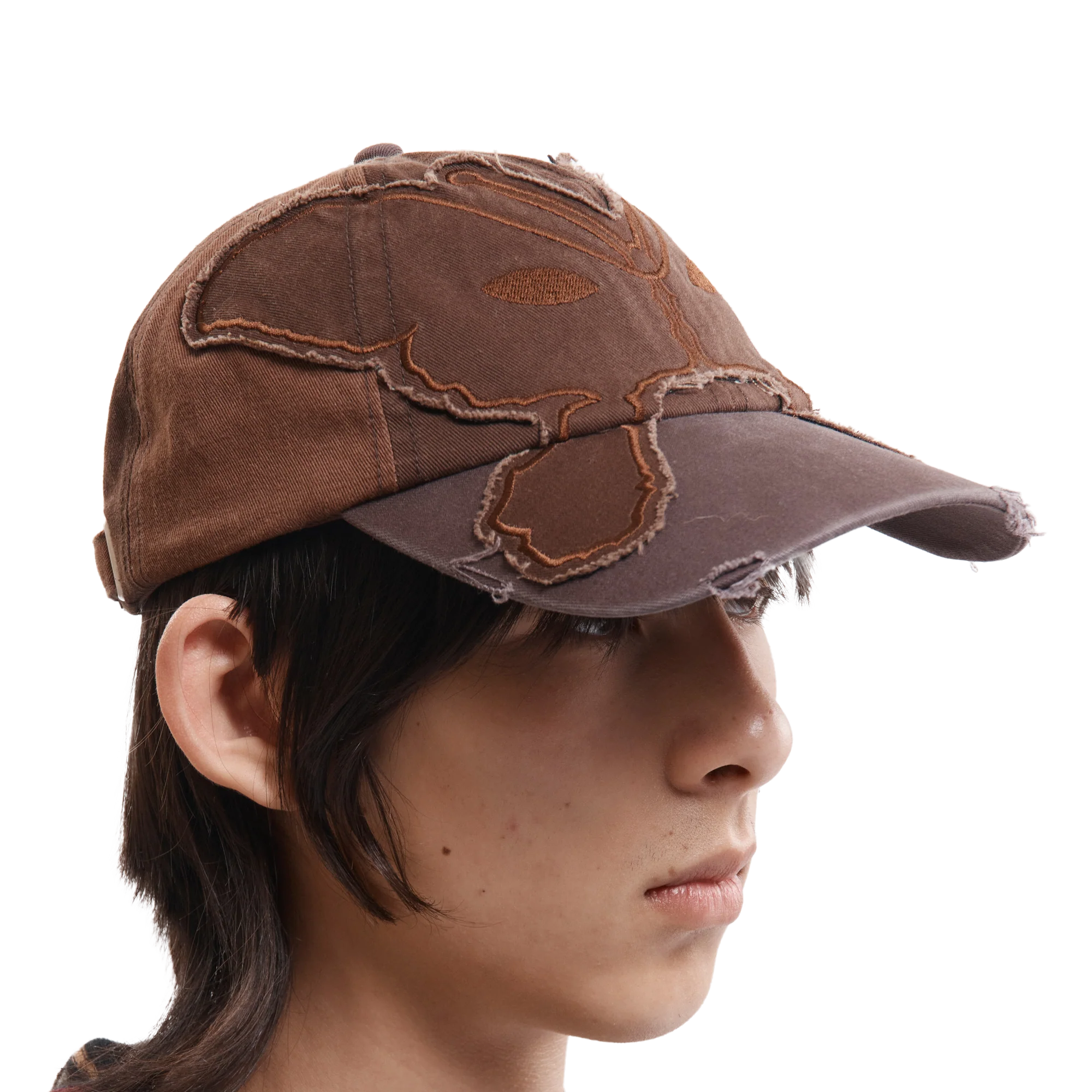 Perks And Mini Alien Butterfly Tonal Baseball Cap Brown