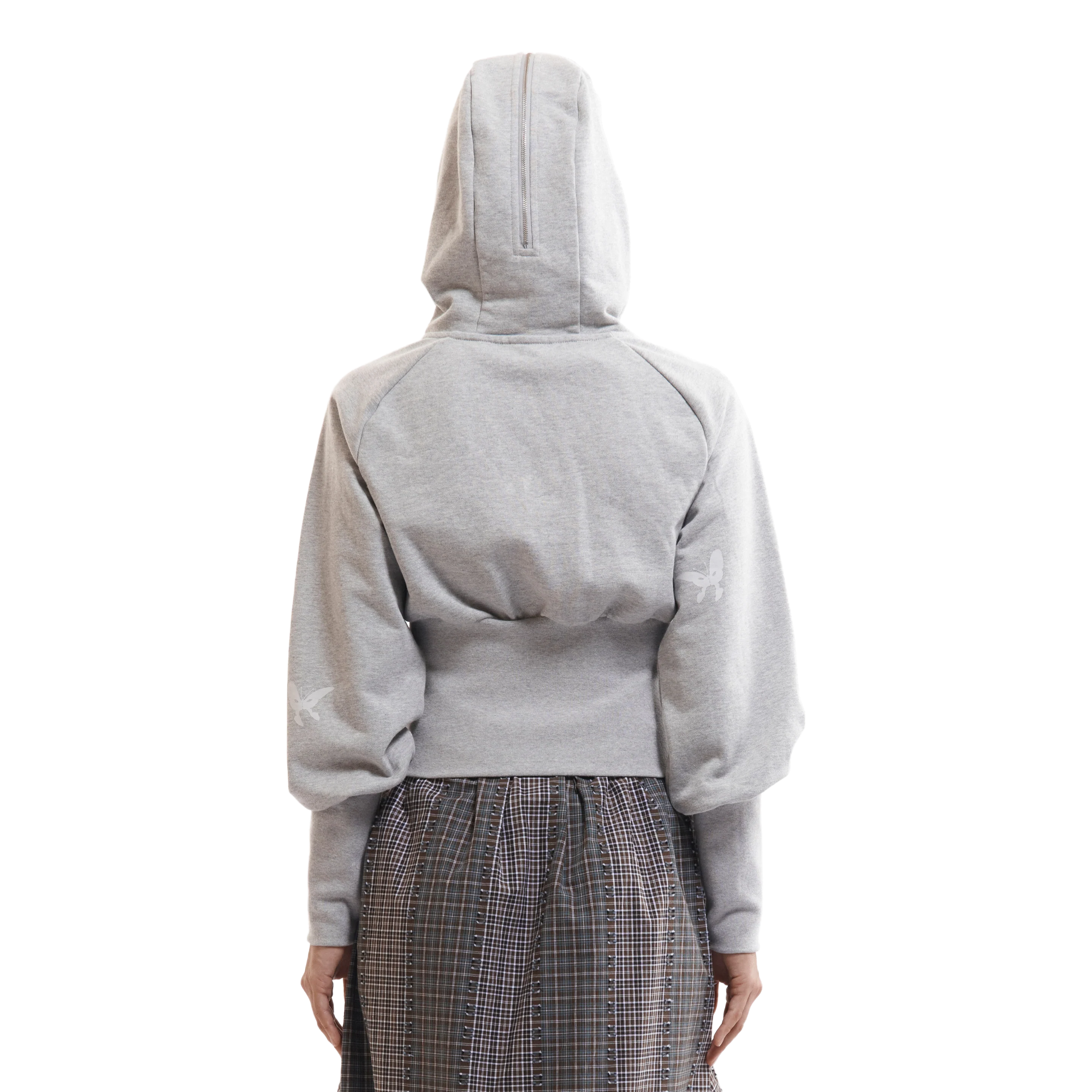 Perks And Mini Women's Flutter Board Zip Thru Grey Marle