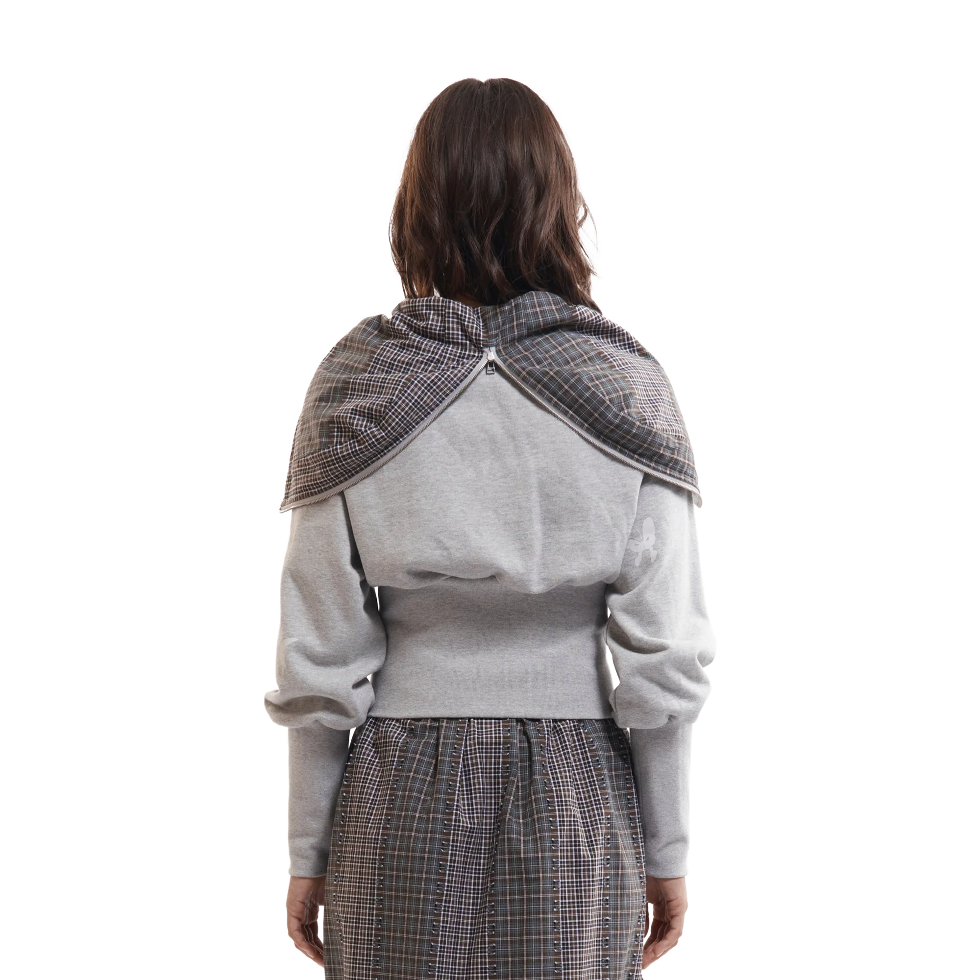 Perks And Mini Women's Flutter Board Zip Thru Grey Marle