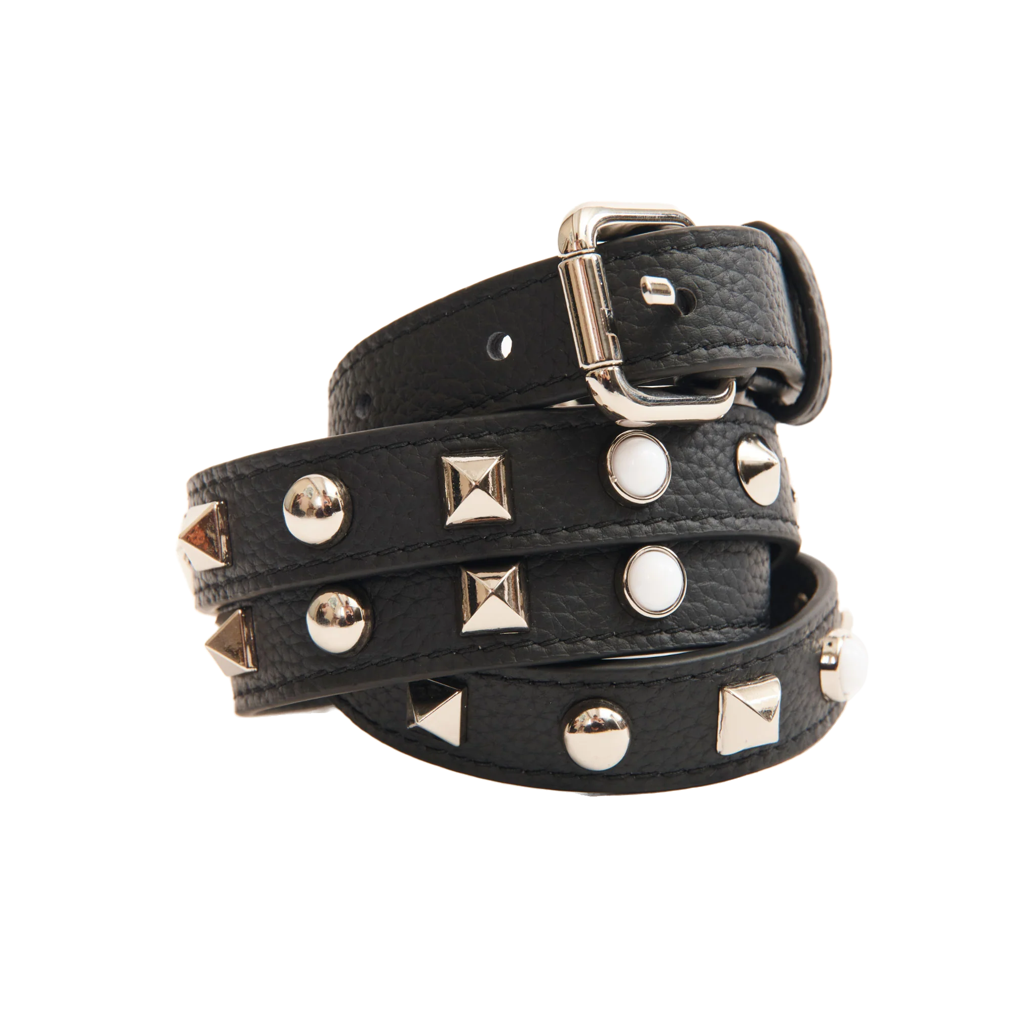 Perks And Mini Two Mil Line Up Narrow Belt Black