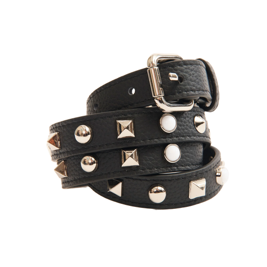 Perks And Mini Two Mil Line Up Narrow Belt Black