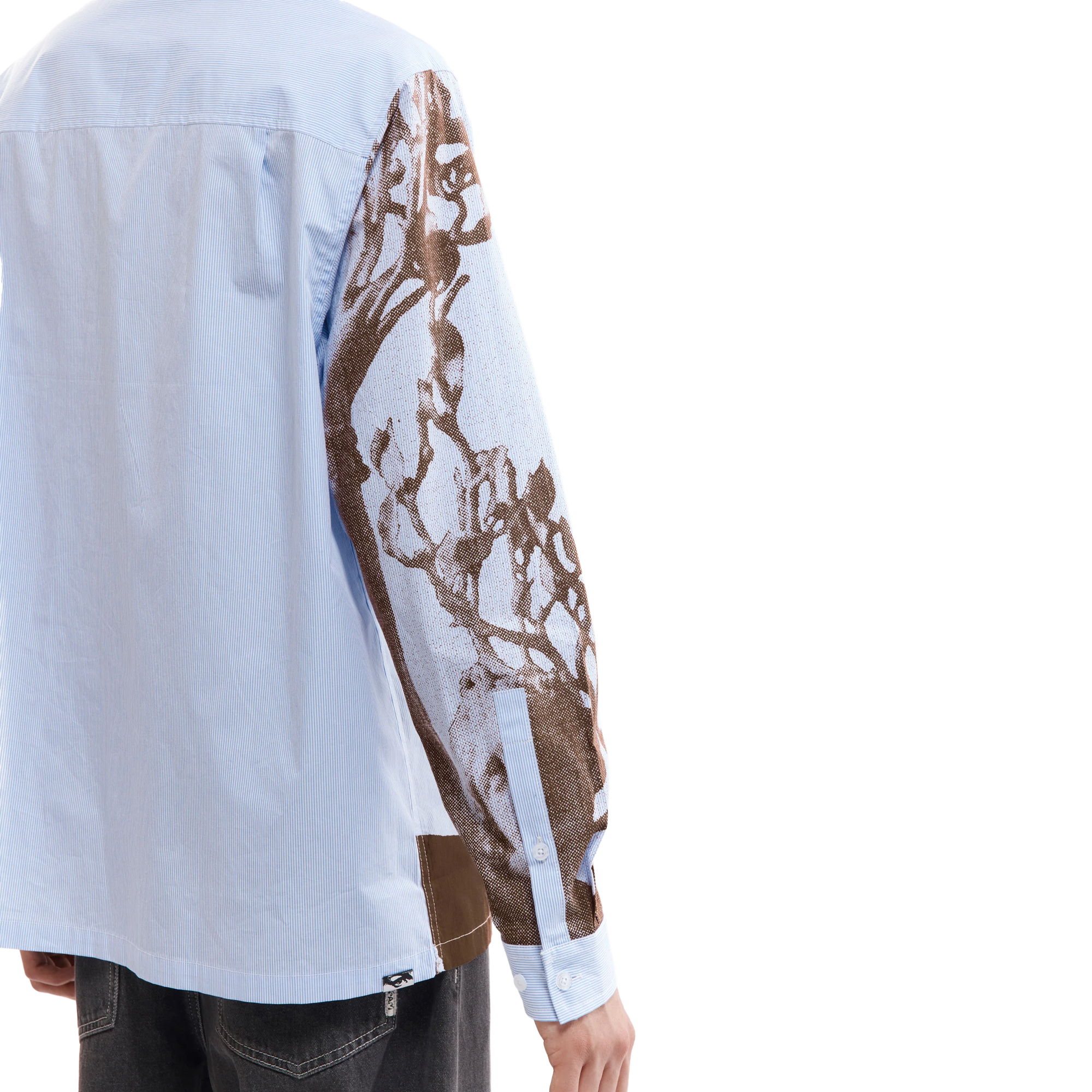 Perks And Mini Mechanism Long Sleeve Shirt Blue Stripe
