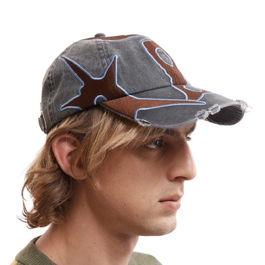 Perks And Mini Outline Logo Cap Black Wash