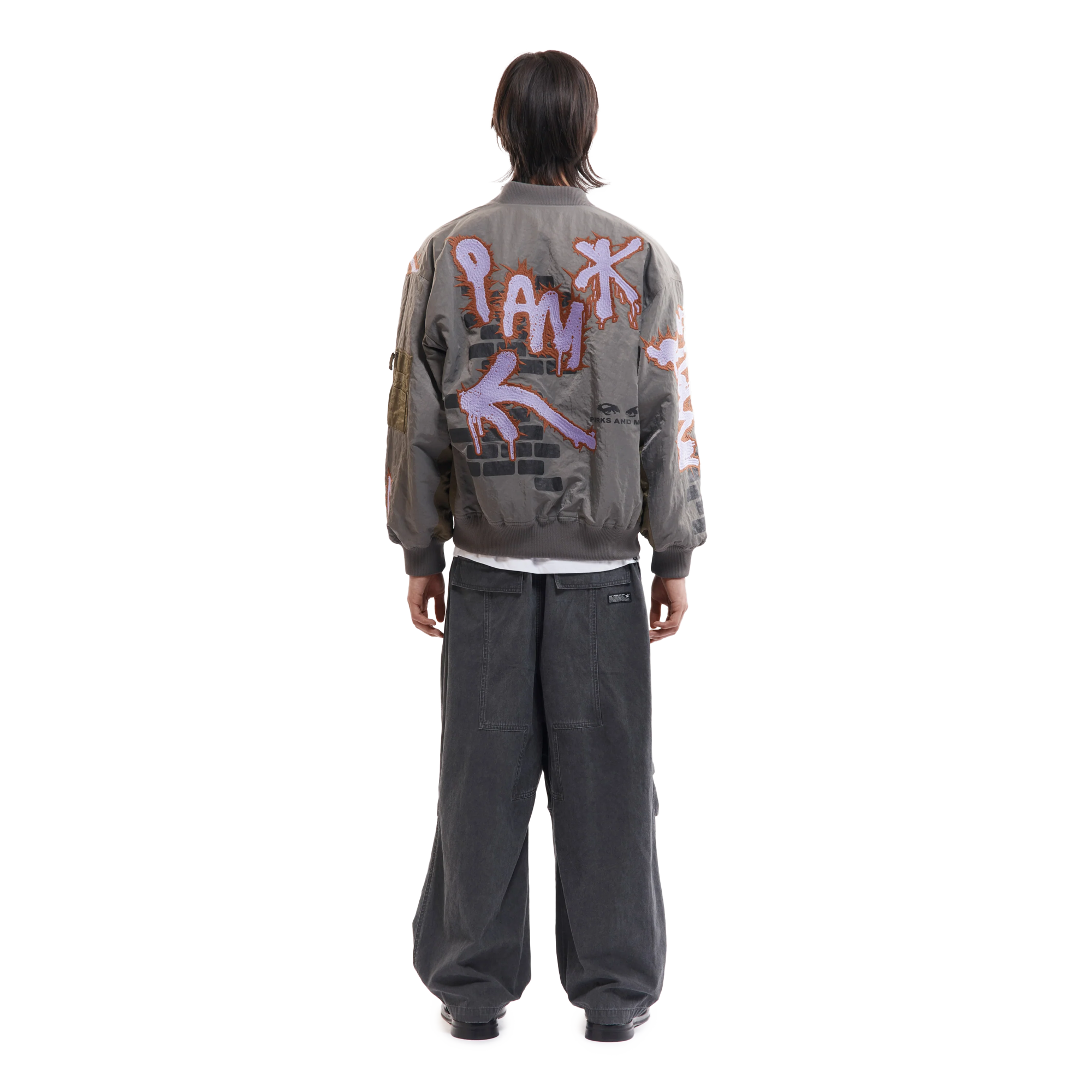 Perks And Mini Two Mil Pondering Pant Black Wash