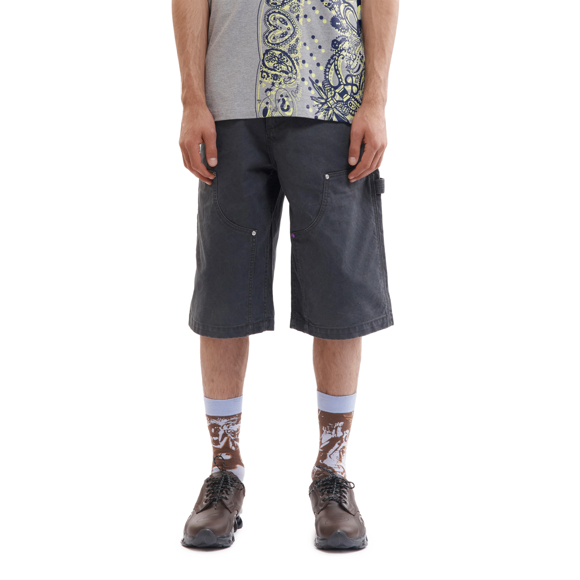 Perks And Mini Sketchbook Long Shorts Grey