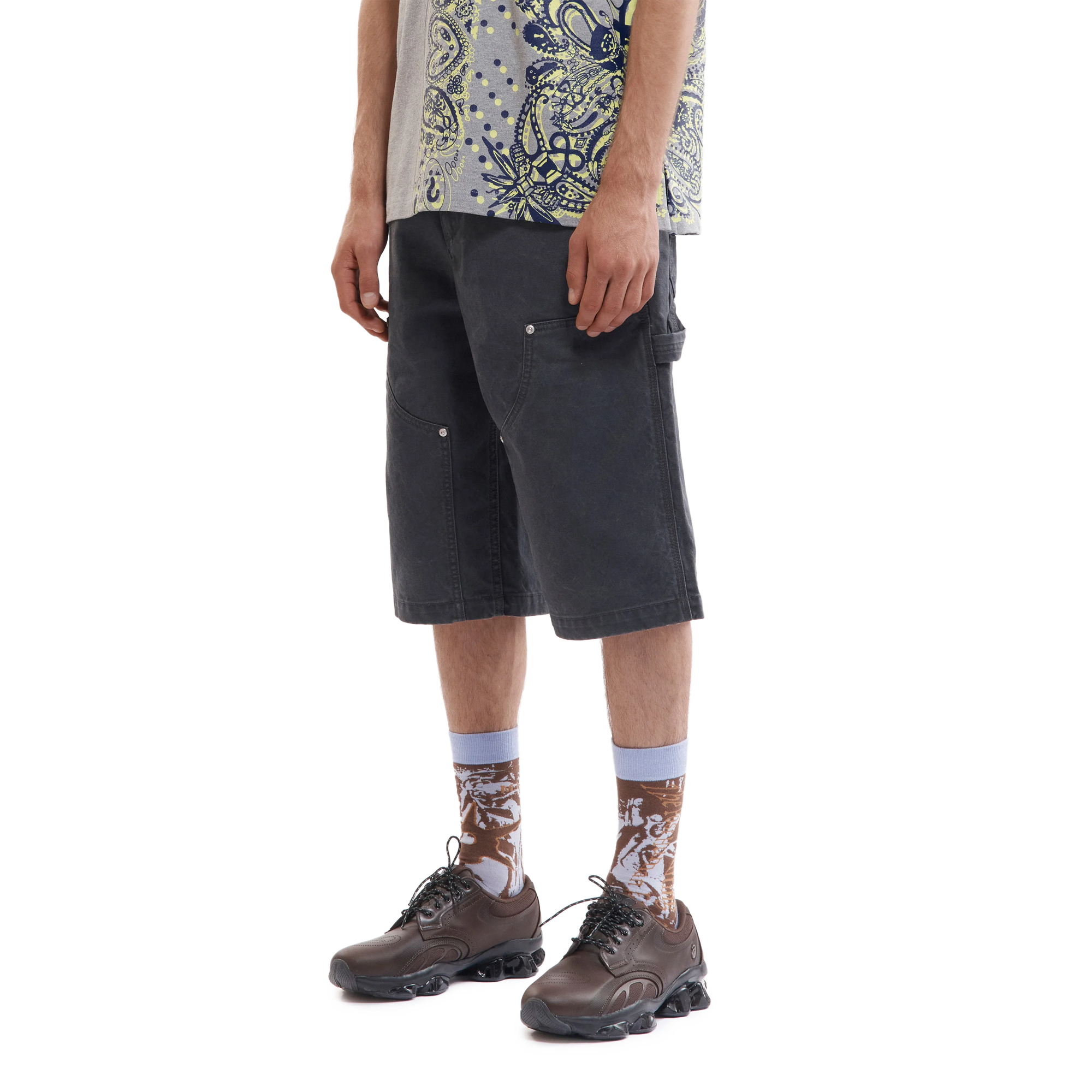 Perks And Mini Sketchbook Long Shorts Grey