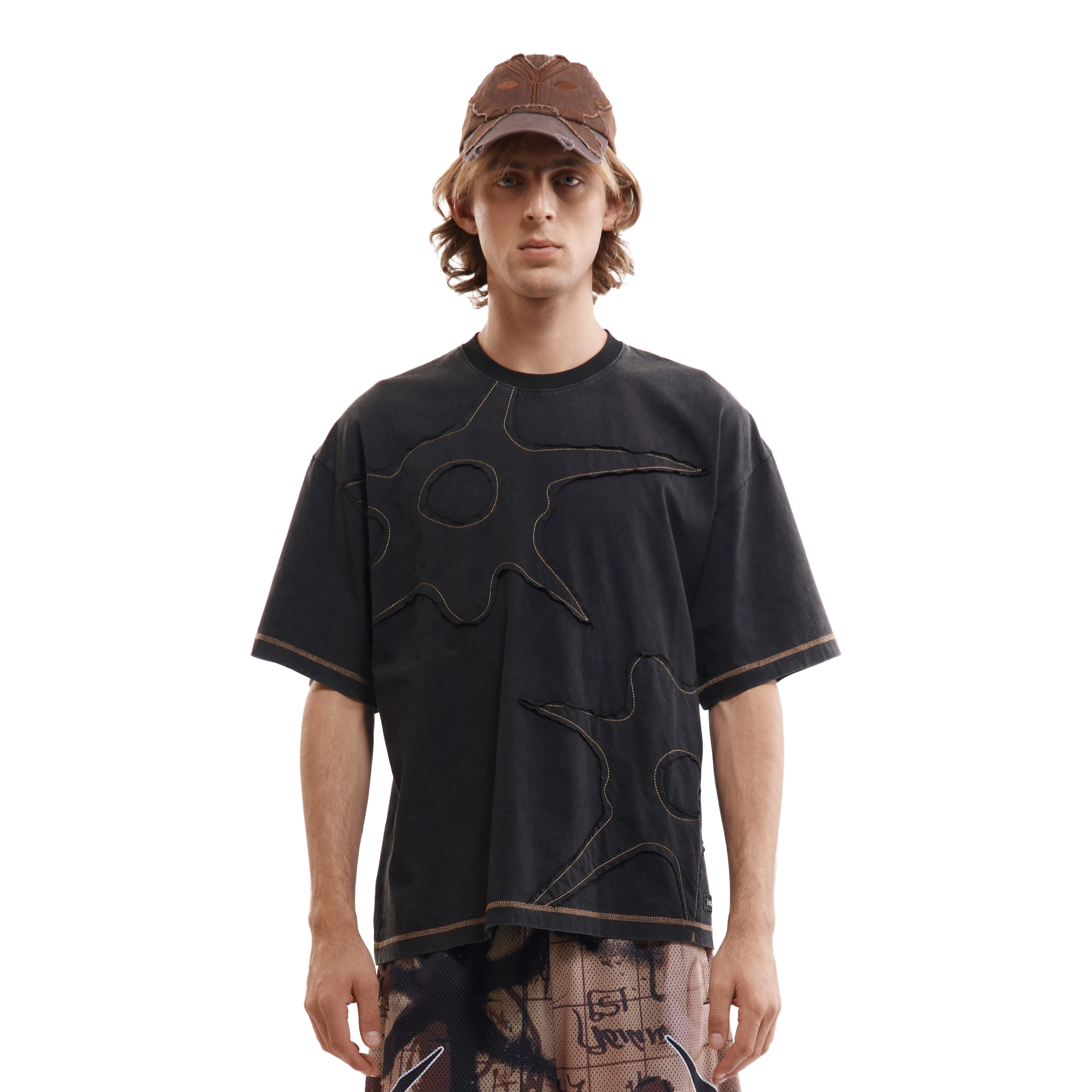Perks And Mini A Stitch In Time Specialty Top Black Wash