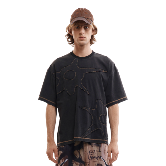 Perks And Mini A Stitch In Time Specialty Top Black Wash