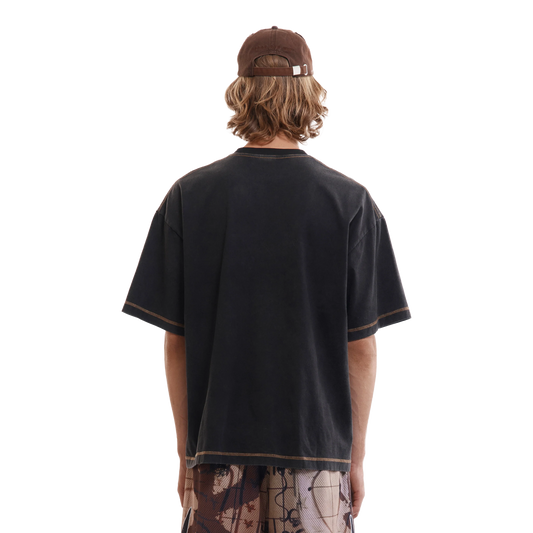 Perks And Mini A Stitch In Time Specialty Top Black Wash