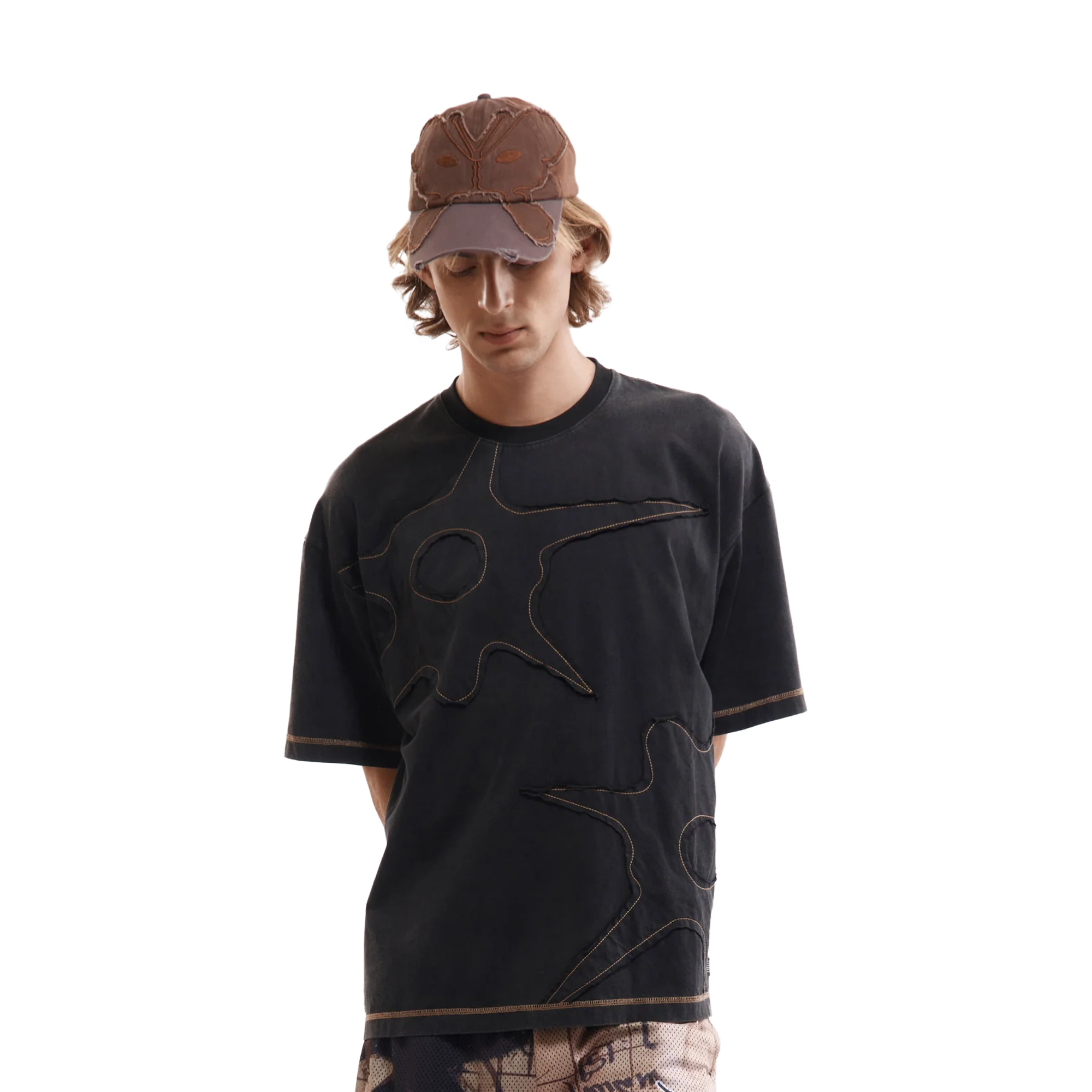 Perks And Mini A Stitch In Time Specialty Top Black Wash