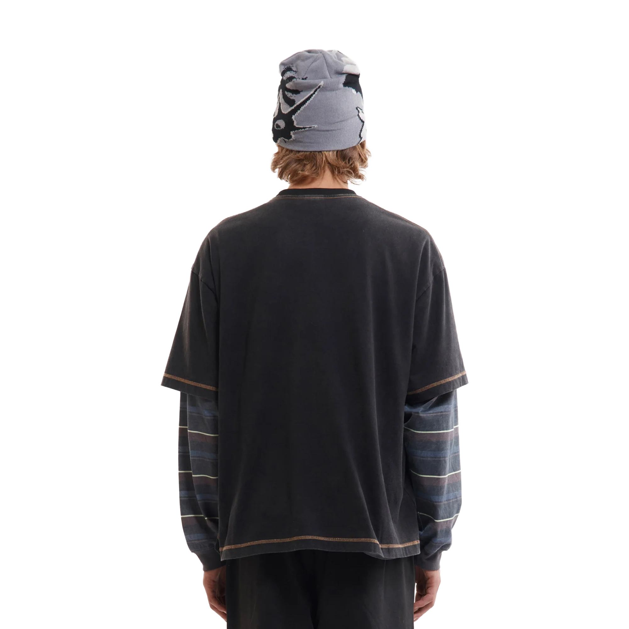 Perks And Mini A Stitch In Time Specialty Top Black Wash