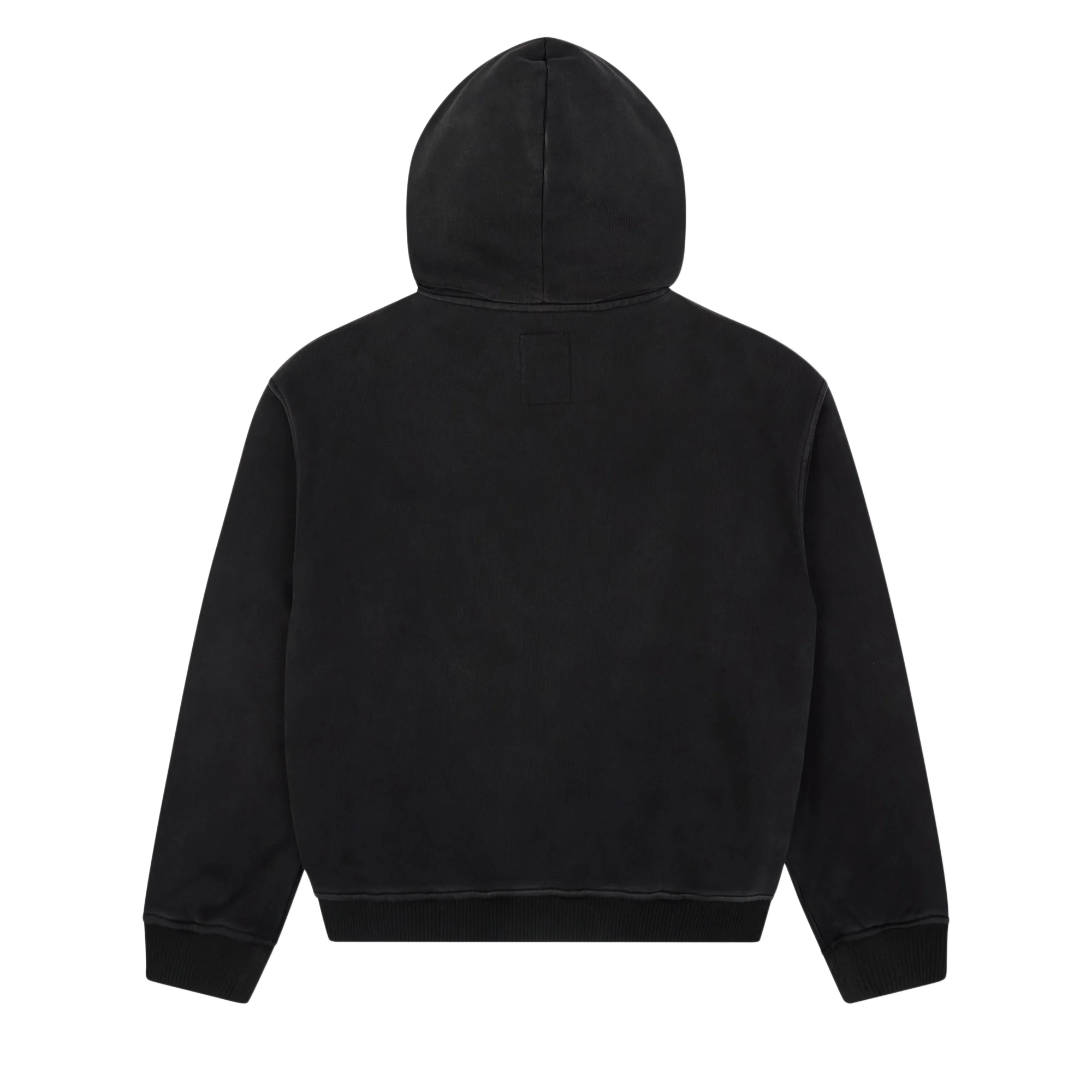 Kidsuper Patchwork Face Heavyweight Zip Up Hoodie Black