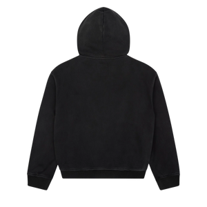 Kidsuper Patchwork Face Heavyweight Zip Up Hoodie Black