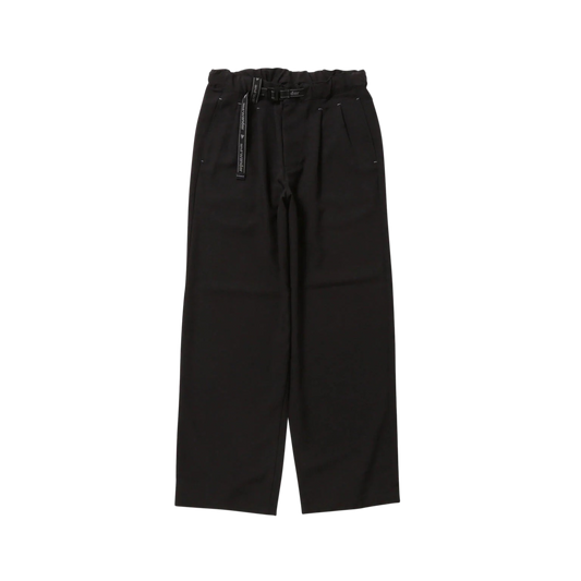 and wander PE Melange Twill Pants Black