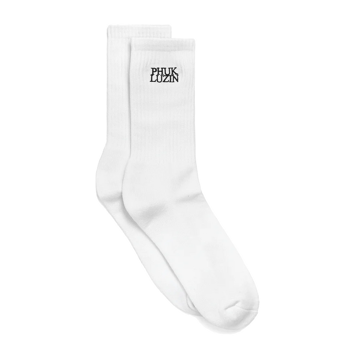 Metalwood Phuk Luzin Crew Sock White