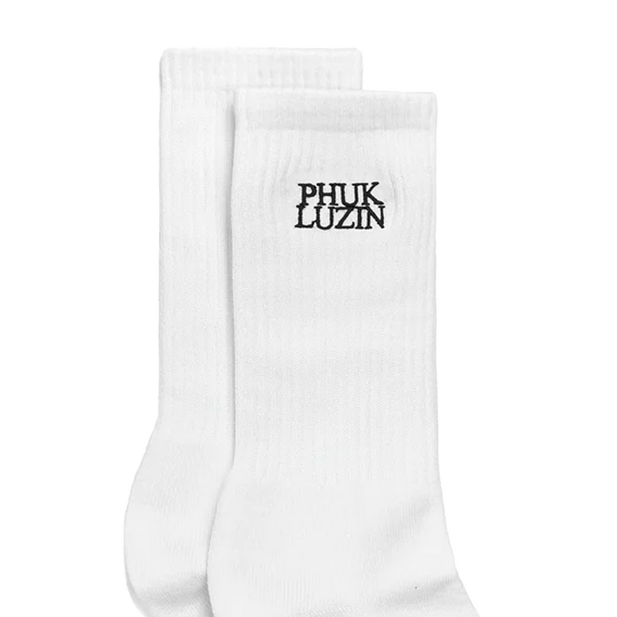 Metalwood Phuk Luzin Crew Sock White