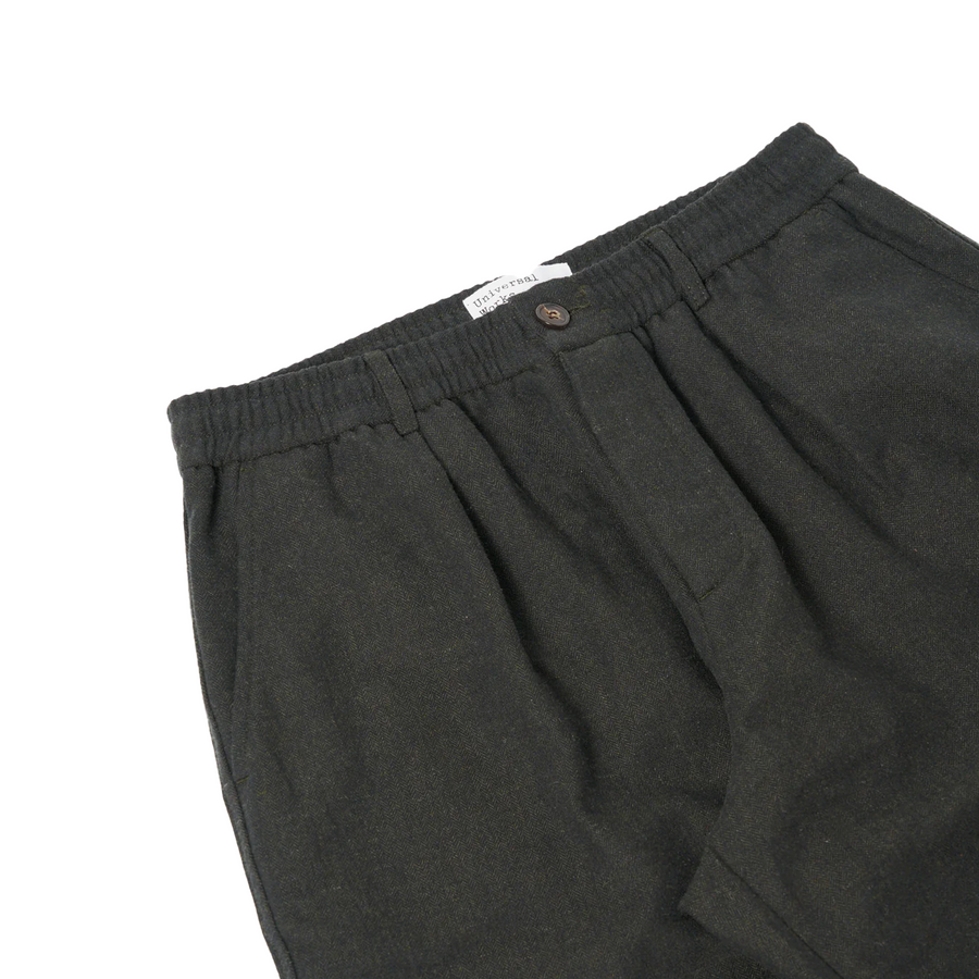 Universal Works Pleated Track Pant Olive