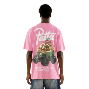 Patta Animal T-Shirt Begonia Pink