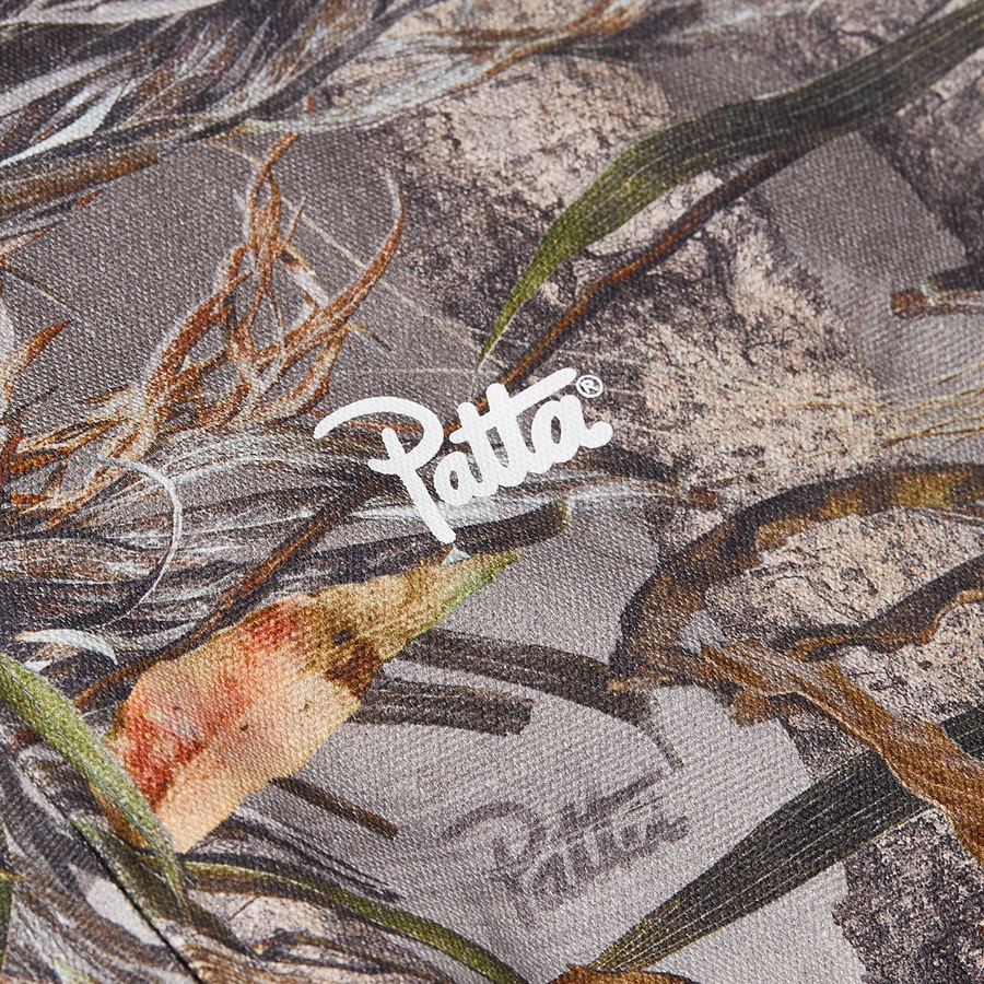 Patta Nature Print Reversible Canvas Bomber Jacket