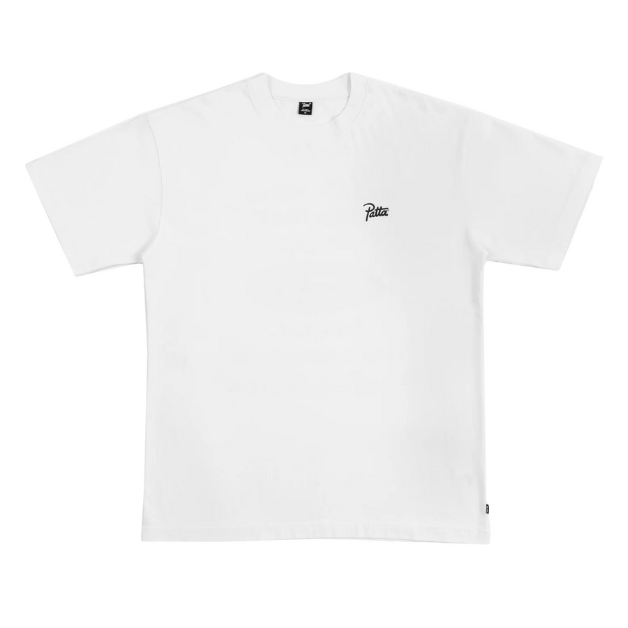 Patta Basic Script Logo T-Shirt White