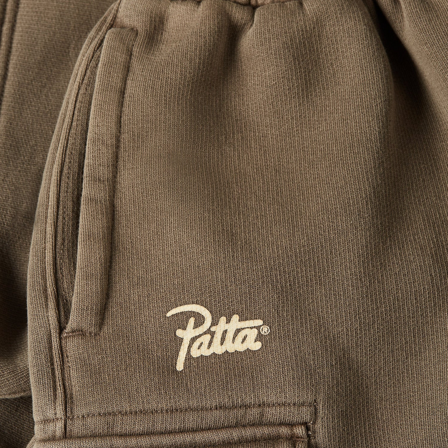 Patta Classic Washed Cargo Jogging Shorts Morel