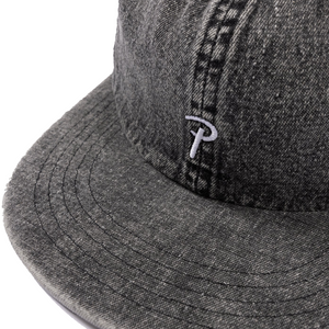 Patta Acid Wash Sports Cap Black Denim