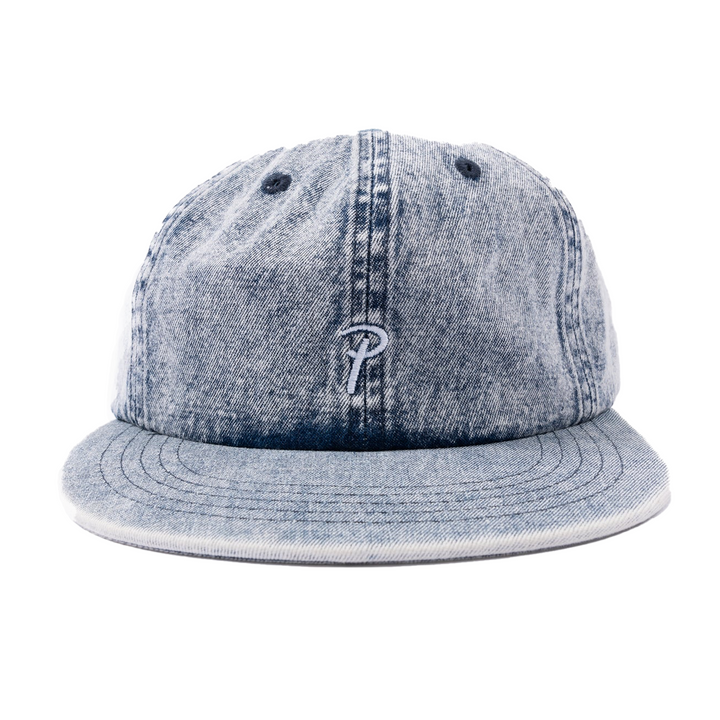 Patta Acid Wash Sports Cap Blue Denim