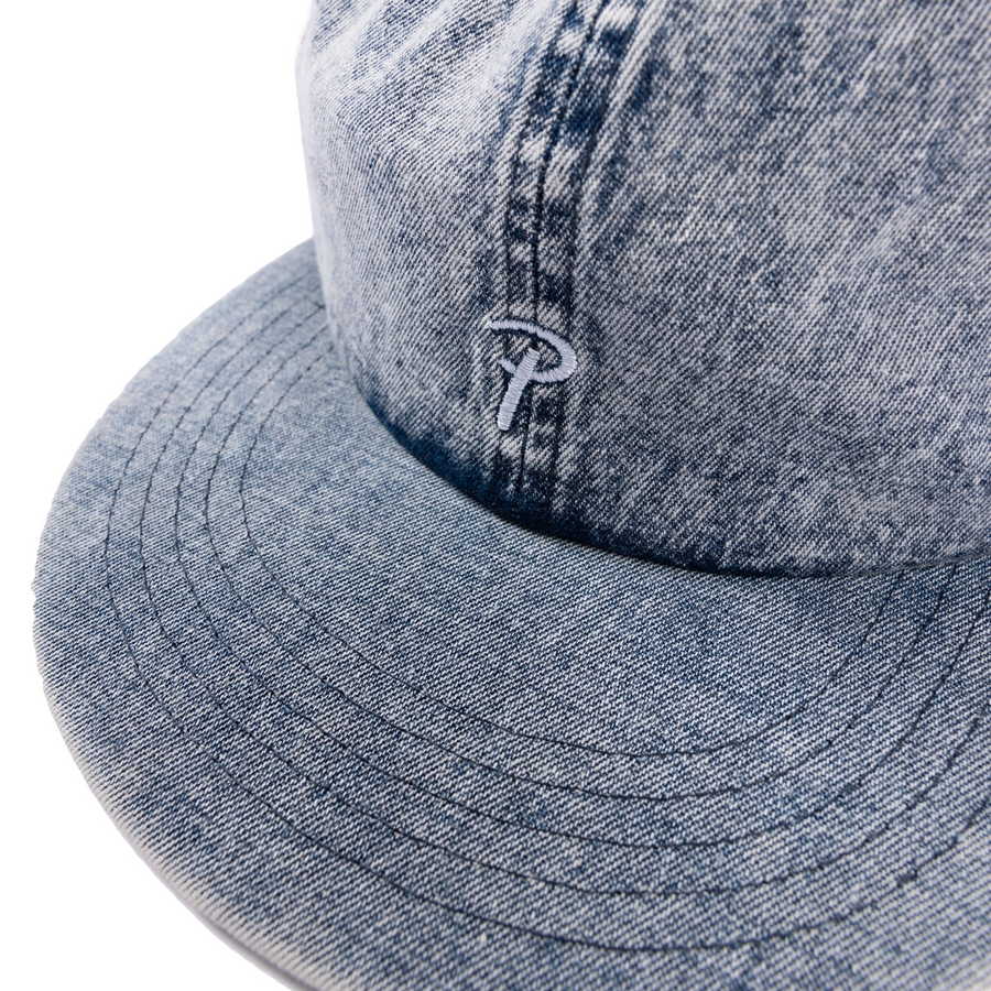 Patta Acid Wash Sports Cap Blue Denim