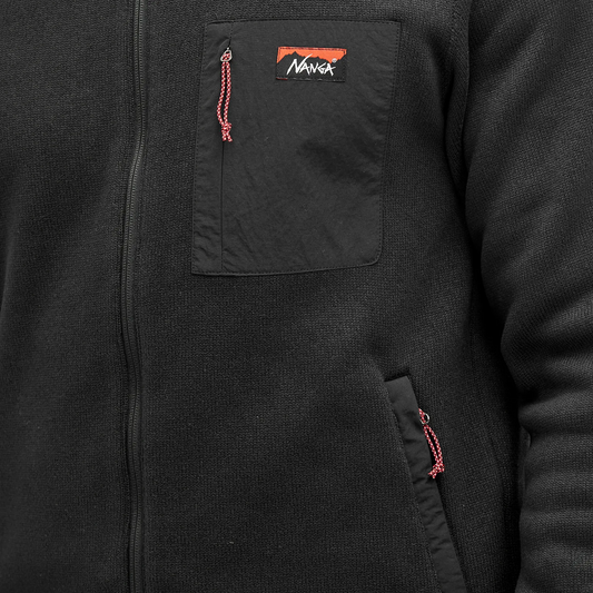 Nanga Polartec Fleece Zip Blouson Black