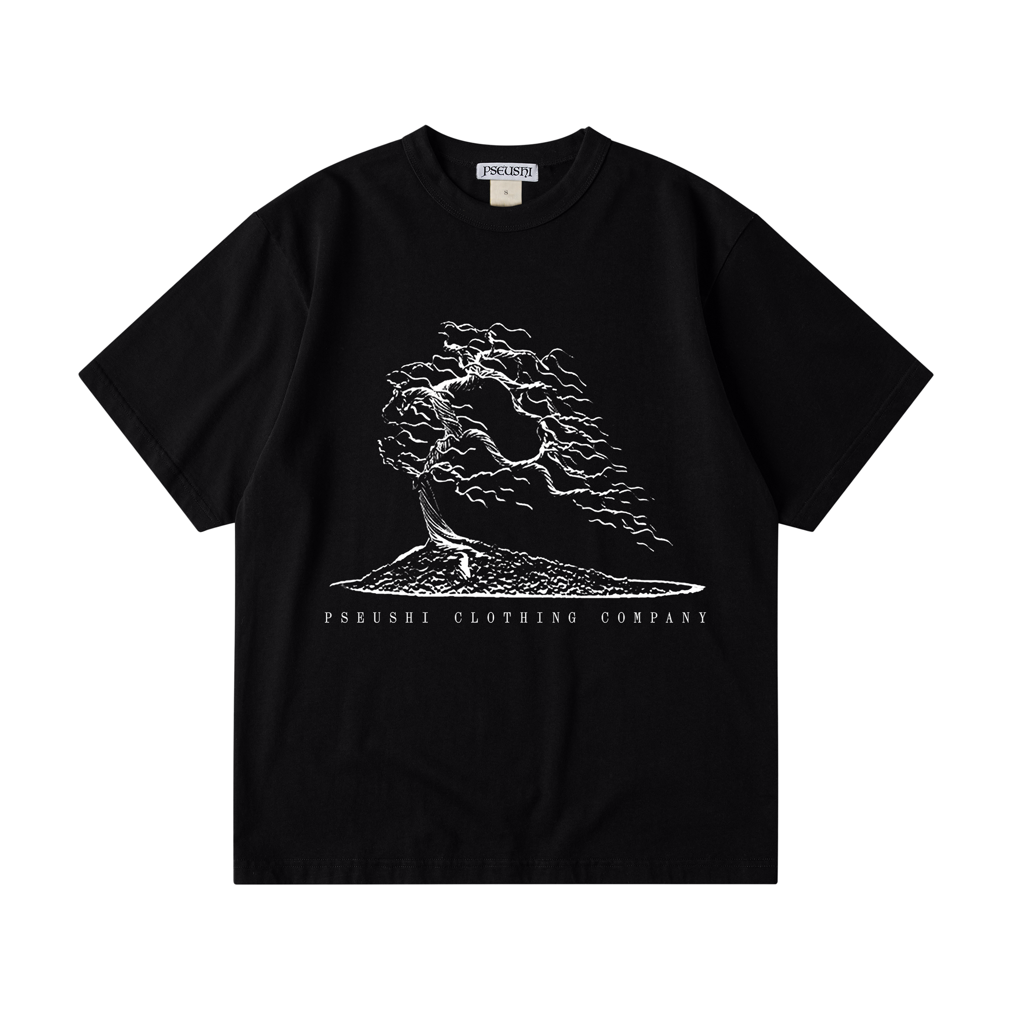 Pseushi Bonsai T-Shirt Black