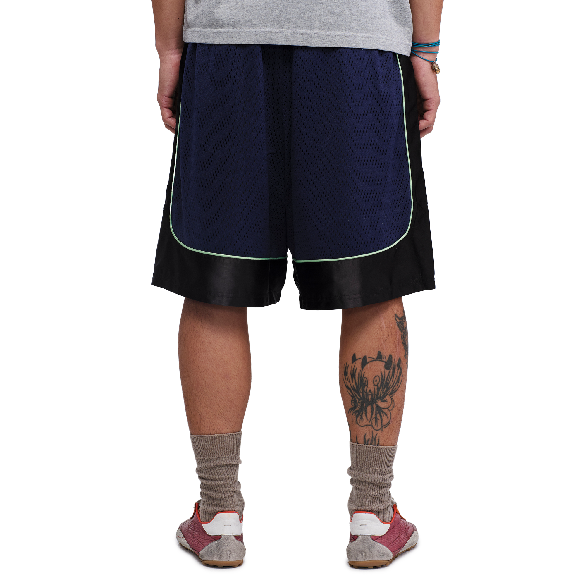 Pseushi Game Shorts Aubergine/Black
